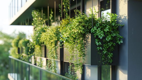 Maximize space with stylish balcony hanging planters